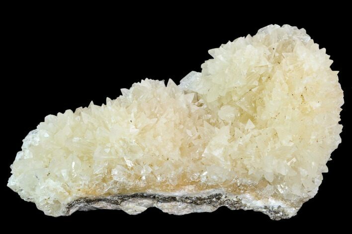 Fluorescent Calcite Crystal Cluster on Barite - Morocco #128009